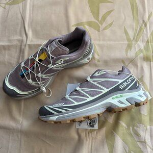 Salomon Xt-6 Purple Low-Top Sneakers